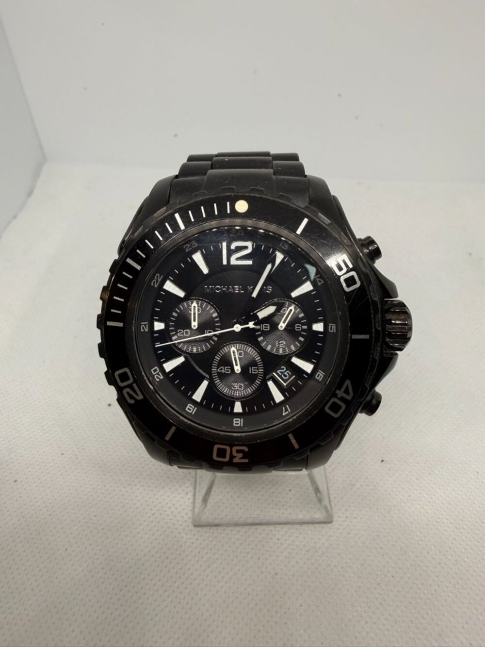 Michael Kors MK8211 Drake Black Dial Black Case Black Band Men’s Chronograph